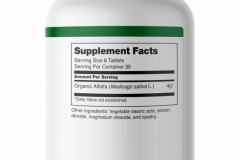 Alfalfa Supplement Facts